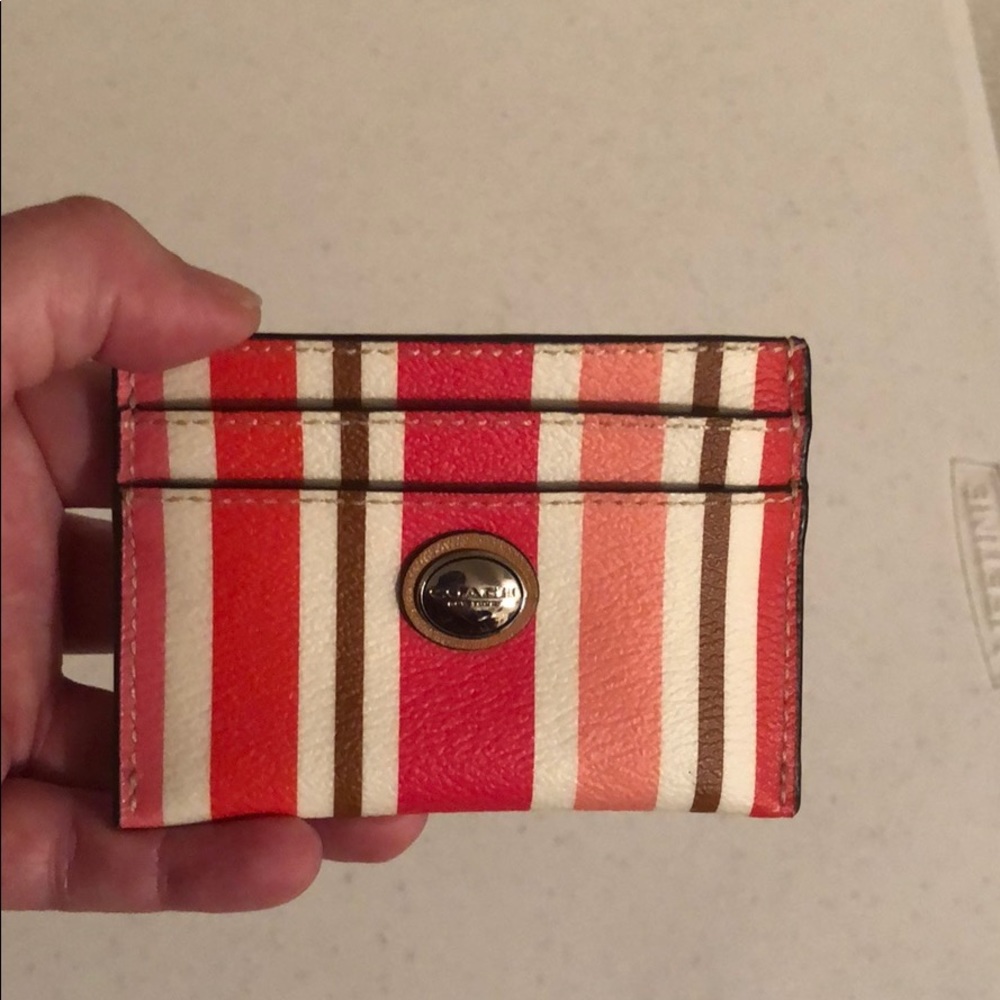 NWT COACH CARD CASE F62388